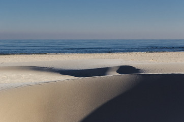 Fototapeta na wymiar SEA SHORE - Sea beach and the line where the land ends
