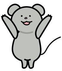 ねずみ　イラスト