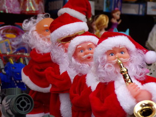 Aprilia, Latina, 12/08/2019, Santa Claus puppets, toy