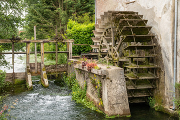 Moulin à eau sur l'Aa à Renty