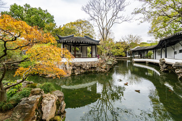 Obraz premium Suzhou Gardens，Humble Administrator's Garden in Suzhou，china