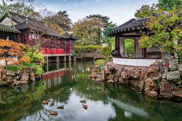 Suzhou Gardens，Humble Administrator's Garden in Suzhou，china