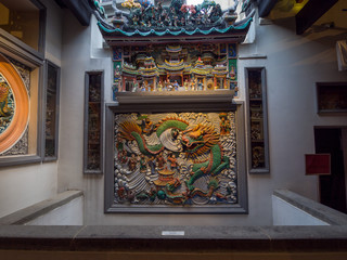 Interior of Yueh Hai Ching Temple