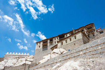 Fototapeta na wymiar Ladakh, India - Jul 06 2019 - Shey Monastery (Shey Palace) in Ladakh, Jammu and Kashmir, India.