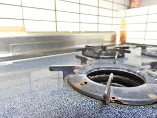 経年劣化したガスコンロ