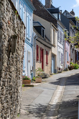 Une rue pittoresque de Saint-Valéry-sur-Somme (Somme)