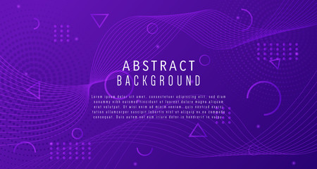Dark purple gradient geometric background