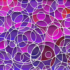 abstract vector stained-glass mosaic background