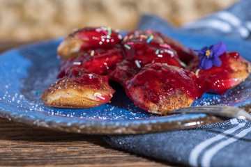 Poffertjes, Holland traditional sweet street food