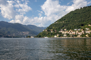 Panoramic view of Lake Como (Lago di Como)