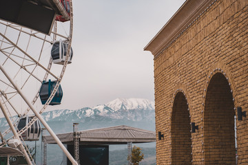 ferris wheel with alpine