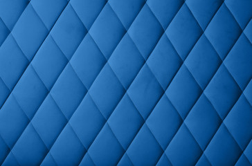 Fototapeta na wymiar Blue leather upholstery background texture
