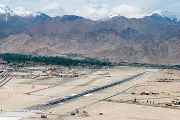 Ladakh, India - Jul 09 2019 - Spituk Monastery (Spituk  Gompa) in Ladakh, Jammu and Kashmir, India. The Monastery was originally built in 11th century.
