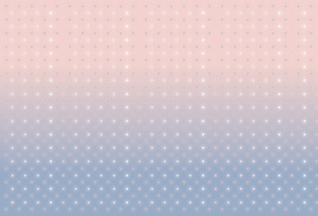 Pink blue abstract background with stars.