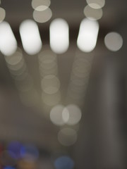 Bokeh from taking a light bulb on the ceiling photo bright lighting