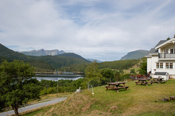 lake in the mountains