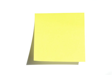 yellow memo stick