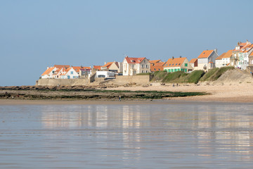 Obraz premium La plage et le front de Mer d'Audresselles