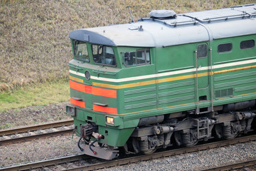 Obraz premium diesel locomotive