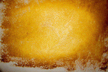 Gold background with scuffs. Golden Background and texture. Shiny gold and yellow background,