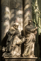 Une sculpture de la Cathédrale d'Amiens