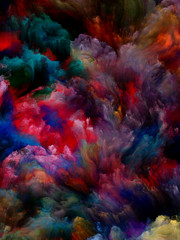 Fototapeta na wymiar The Mist of Virtual Color