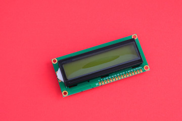 green screen 16x2 character lcd display module for arduino