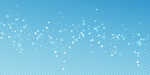 Magic stars random Christmas background. Subtle fl