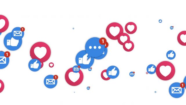 video, notifiche, condivisioni, like, 