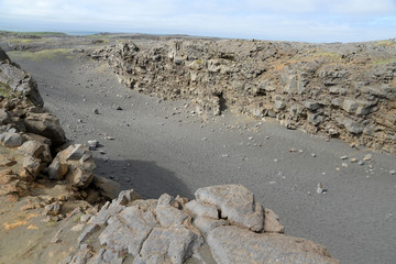 Fototapeta na wymiar Kontinentalspalte auf Island