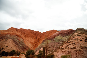 Hill of the seven colors in Purmamarca, Jujuy, Argentina