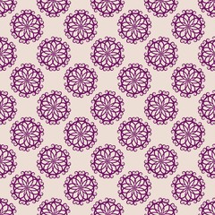 abstract seamless pattern. purple ornament. wallpaper