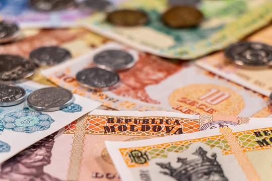 Moldovan leu. MDL banknotes and coins