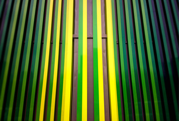 Dramatic green & yellow metal panels background
