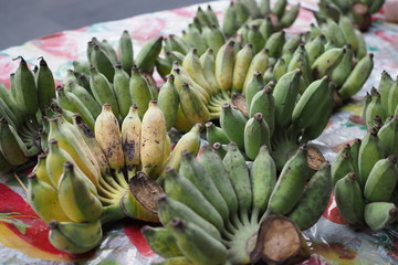 Fototapeta premium Bananas in the market