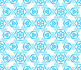 Abstract thin line seamless pattern. Linear ornamental geometric background. Wrapping paper. Vector illustration.             