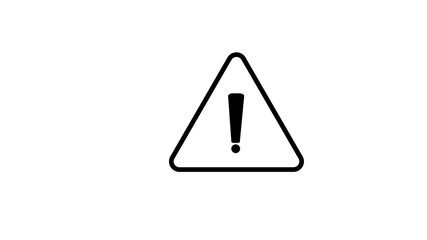  Warning icon. Danger symbol. Logo design symbol