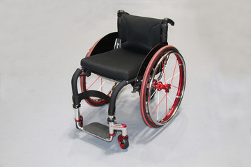 A Low Back Modern Disability Manual Wheelchair.
