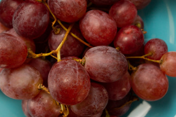 Fototapeta premium Red grape close-up