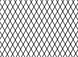 Texture of black mesh isolated on a white background
