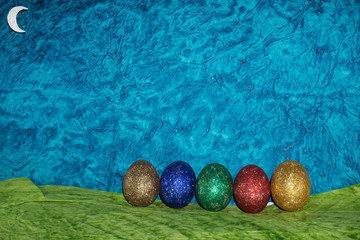 colourfull easter eggs