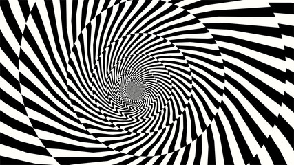 The illustrate of lines optical illusion background.