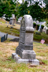 gravestone in cemetery