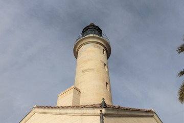 Ancien phare construit en 1828 - Village Le Grau du Roi - Département du Gard - Languedoc...