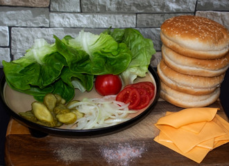 Ingredients For Vegetarian Burger