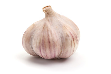 Fresh garlic, isolated on white background