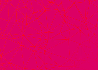Fototapeta premium Color Abstract trianglify Generative Art background illustration