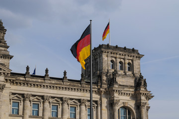 Naklejka premium Reichstag, Berlin, Deutschland