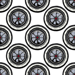 Pattern with  Wheel.