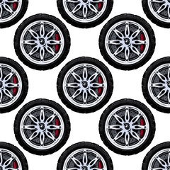 Pattern with  Wheel.